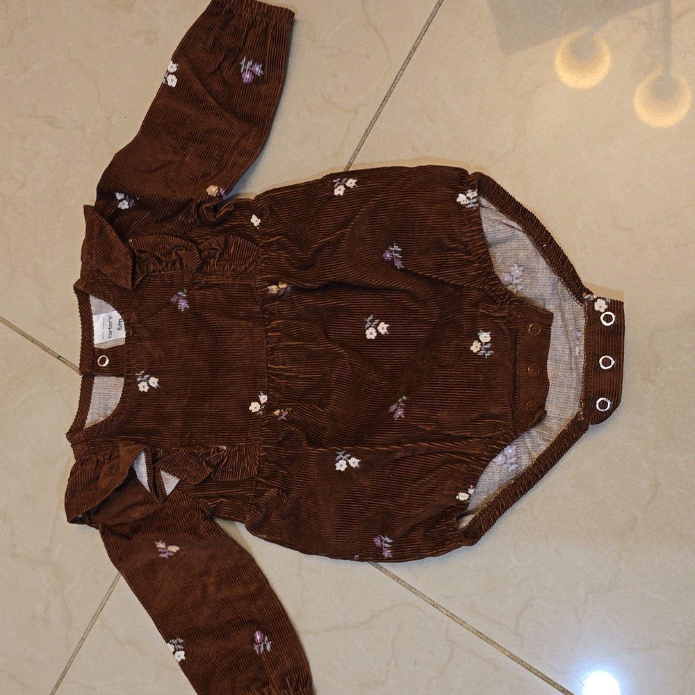 Carter's Brown Corduroy Top